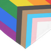 Nieuwe Pride vlag kleuren strepen venster cling Korte Tafelloper (Hoek)