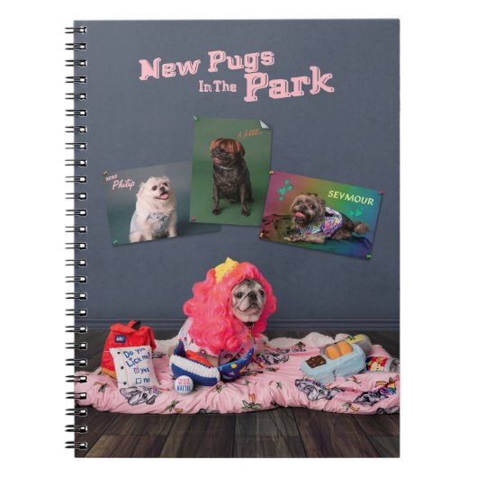 Nieuwe pugs notitieboek (Voorkant)