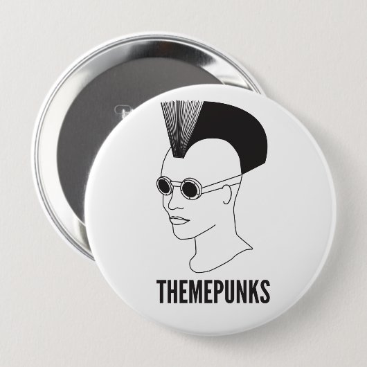 Nieuwe Punk Button Wave (Voorkant /achterkant)