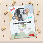 Nieuwe Puppy Aankondiging Kaart