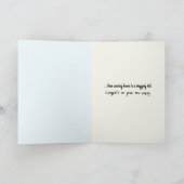 Nieuwe puppy gefeliciteerd kaart (Binnen)