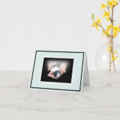 Nieuwe puppy kaart (Gele Bloem)