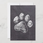 Nieuwe puppy - Maak kennis met Puppy Dog Chalkboar Aankondiging (Achterkant)