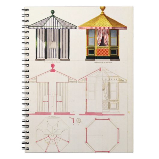 Nieuwe Recueil de Menuiserie et de Decorations Notitieboek (Voorkant)