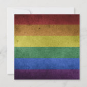 Nieuwe Regenboog Kerstboom LGBT Pride Huwelijk Kaart (Achterkant)