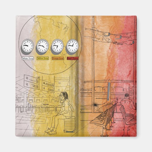 Nieuwe reisroutes magneet (Voorkant)