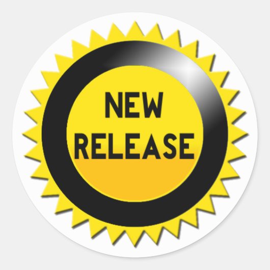 Nieuwe release Starburst Sticker (Voorkant)