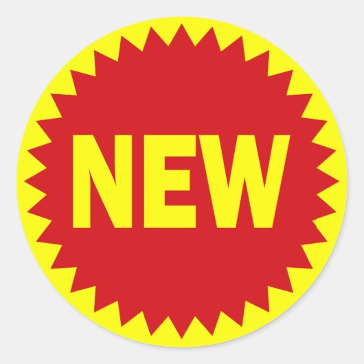 Nieuwe Retail Sales Sticker (Voorkant)