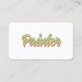 NIEUWE retro schilder Visitekaartje (Voorkant)