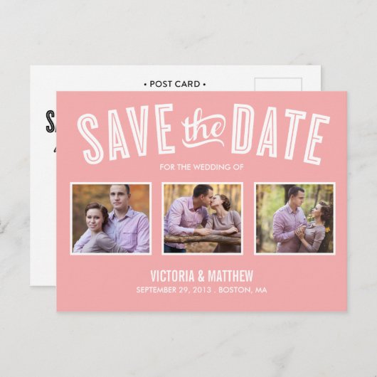 NIEUWE RETRO | SLA DE DATUM VAN AANKONDIGING OP (Voorkant / Achterkant)