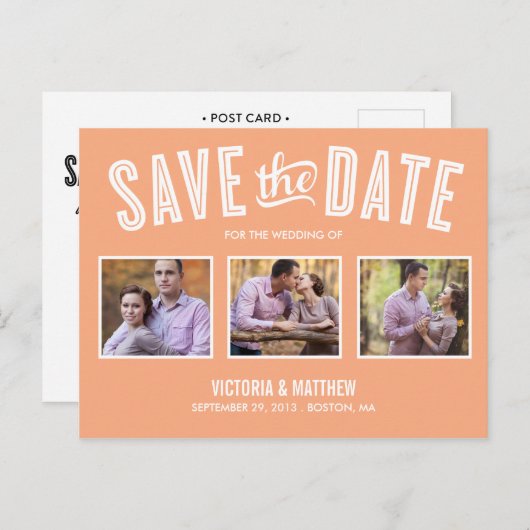 NIEUWE RETRO | SLA DE DATUM VAN AANKONDIGING OP (Voorkant / Achterkant)