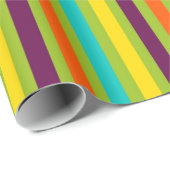 Nieuwe Retro Strepen Cadeaupapier (Rol Hoek)