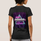 Nieuwe Retro Wave 80s Vaporwave esthetica T-shirt (Achterkant)