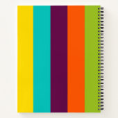 Nieuwe Retropaletstrips gepersonaliseerd Notitieboek (Achterkant)