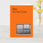 Nieuwe richtingkaart kaart (Gele Bloem)