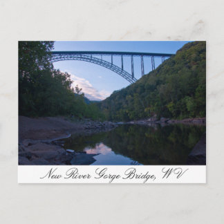 Nieuwe River Gorge Bridge in WV Briefkaart