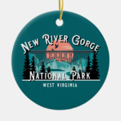 NIEUWE RIVER GORGE NATIONAL PARK HOLIDAY ORNAMENT (Voorkant)