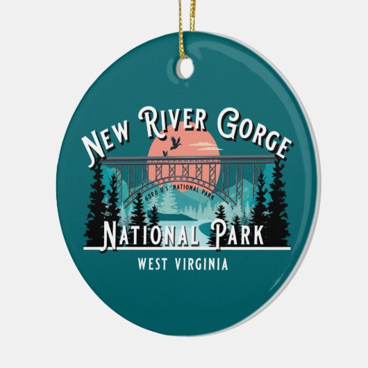 NIEUWE RIVER GORGE NATIONAL PARK HOLIDAY ORNAMENT (Links)