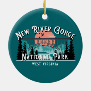 NIEUWE RIVER GORGE NATIONAL PARK HOLIDAY ORNAMENT