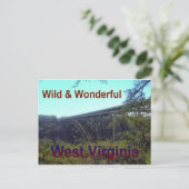 Nieuwe rivierbrug briefkaart (Staand voorkant)