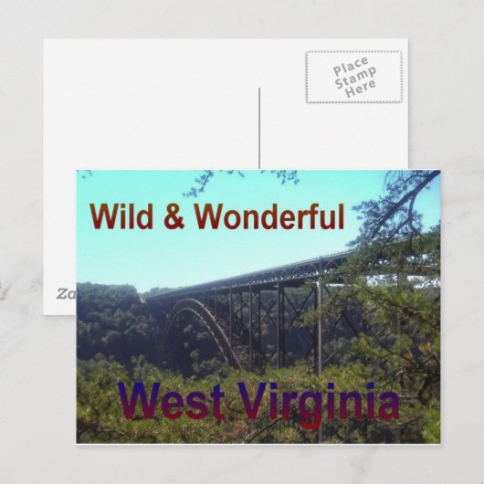 Nieuwe rivierbrug briefkaart (Voorkant / Achterkant)