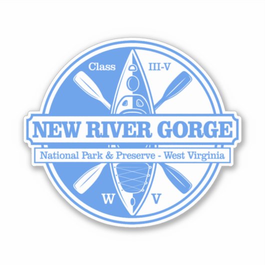 Nieuwe rivierkloof (K3) Sticker (Voorkant)