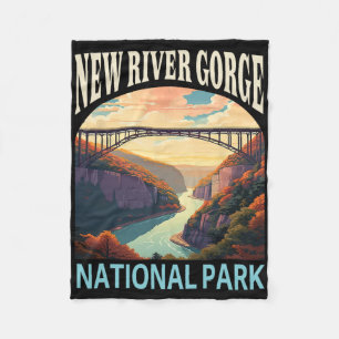 Nieuwe rivierkloof nationaal park wandel- en kampe fleece deken