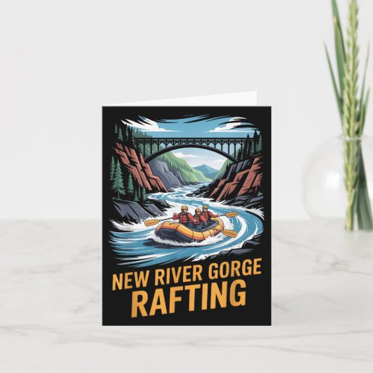 Nieuwe rivierkloof Rafting Whitewater Kayak Buiten Kaart (Voorkant)