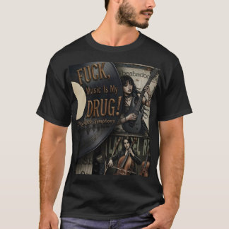 Nieuwe Rock Symfonie Design 1 T-shirt