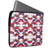 Nieuwe romantische rode eenvoudige textuur donder  laptop sleeve (Voorkant Rechts)