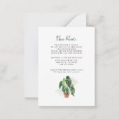 Nieuwe Roots Bewegende Verandering van Adresaankon Notitiekaartje (Achterkant)