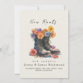 Nieuwe Roots - Nieuw adres I Schoenen en Bloemen Aankondiging (Voorkant)