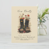 Nieuwe Roots - Nieuw adres I Schoenen met Roots Aankondiging (Staand voorkant)