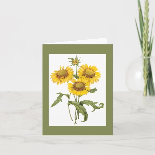 Nieuwe route deken Bloem Notecard Kaart (Voorkant)
