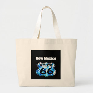 nieuwe route mexico 66 grote tote bag