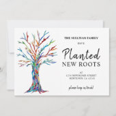 Nieuwe routeboom Bewegende Aankondiging (Voorkant)