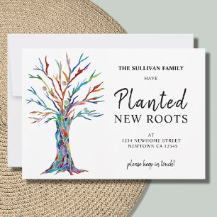 Nieuwe routeboom Bewegende Aankondiging