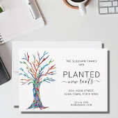 Nieuwe routeboom Bewegende Aankondiging