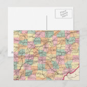 Nieuwe routekaart voor het spoor van de staat Ohio Briefkaart (Voorkant / Achterkant)