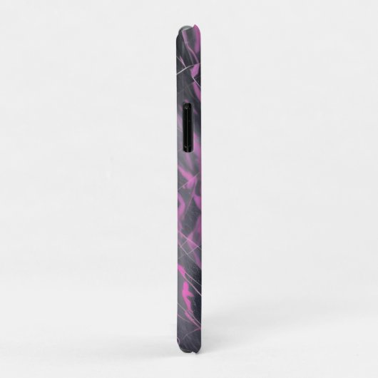 Nieuwe roze en zwarte monogram Iphone draagtas Case-Mate iPhone Case (Achterkant/rechts)