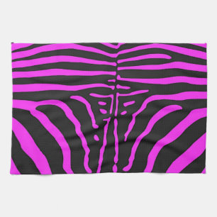 Nieuwe roze zwarte zebra Print accessoires - pas a Theedoek