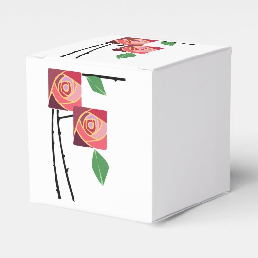 Nieuwe rozen bedankdoosjes (Voorkant Zijde)
