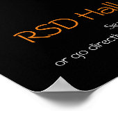 NIEUWE RSD HALLOWEEN SHOP POSTER (Hoek)