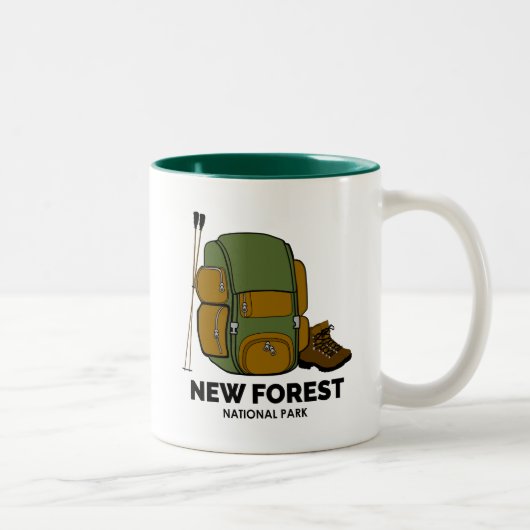 Nieuwe rugzak van het Forest National Park Tweekleurige Koffiemok (Rechts)