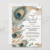 Nieuwe rustieke Aziatische Sky Cloud Peacock Vrijg Kaart (Voorkant)