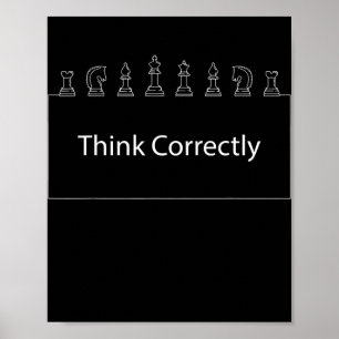 Nieuwe schaakkunst voor Mannen met schaap Poster