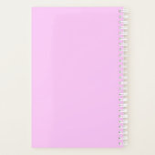 Nieuwe Schattigee Paarse wolken Planner (Achterkant)