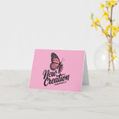 Nieuwe schepping Christelijk Kaart (Gele Bloem)