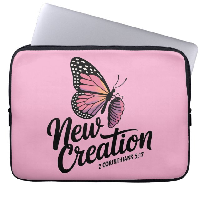 Nieuwe Schepping Christelijk Laptop Sleeve (Voorkant)