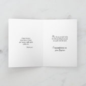 Nieuwe Schepping Doopkaart voor Volwassenen Kaart (Binnen)